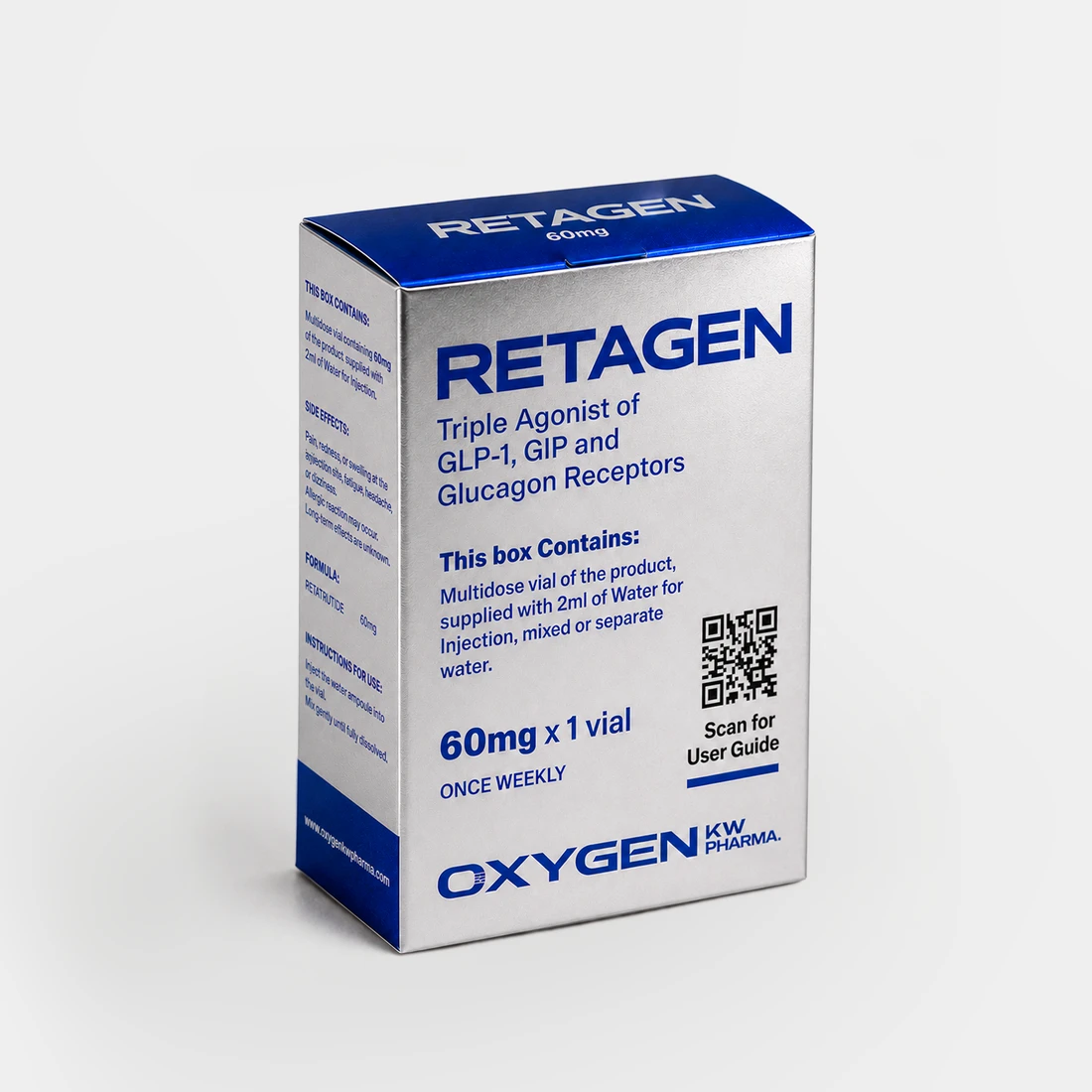 RETAGEN 60 mg packaging