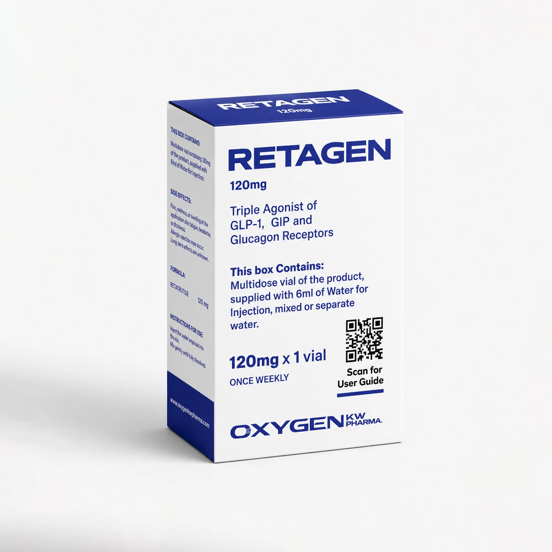 RETAGEN 120 mg packaging