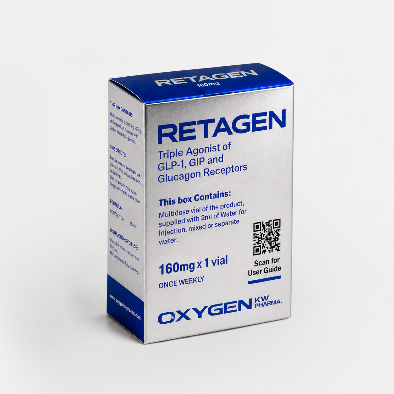 RETAGEN 160 mg packaging